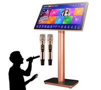 22'' Karaoke Machine with Touch Screen, Wireless Microphone, Reverb Effects, Cloud Song Download - Ultimate Home Karaoke Player (500GB)
