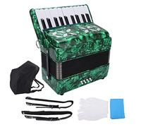 22 Keys 8 Bass Accordion, Hand Accordion for Beginners, Professional Accordion Musical Instruments Comes with Premium Reeds, and Adjustable Straps for Home Stage Performance