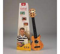 22’’LIGHT BROWN GUITAR KIDS ACOUSTIC MUSICAL INSTRUMENT LEARNING BEGINNER 6 Adjustable Strings Mini Guitar for Skill Improving Kids Play Early Educational Pre School Children