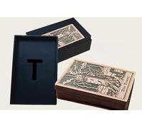 22 Major Arcana Tarot Cards Set | 3D Sculpture Art | Custom Engraved Name Initials | Rose Gold & Gold Foil | PLA Eco-Friendly Material | Collectible Tarot Art Gift for Tarot Lovers (T)