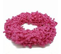 22 Metre Hot Pink Pom Pom Trim Trimming Sewing Craft 10mm Bobble Fringe Pompom Quality £12.99!!! by Accessories Attic®