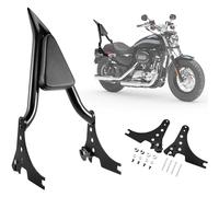 22" Motorcycle Sissy Bar for Harley Sportster, Detachable Passenger Backrest for Harley Davidson 2004-2022 Sportster XL883 XL1200 Iron 883/1200 Forty-Eight Seventy-Two Custom Special SuperLow (Black)