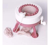 22 Needle Knitting Machine, DIY Plastic Hand Knitting Sewing Machine Smart Crochet Loom Machine Weaving Toy Tool Accessories for Scarf Hat Sock