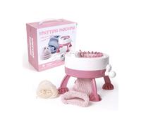 (22 Needle Pink) Hand Knitting Machine | Circular Knitting Machine