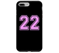 22 Number Twenty-Two Sports Varsity College Girl Matching Case for iPhone 7 Plus/8 Plus