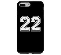 22 Number Twenty-Two Team Sports Grunge Varsity Matching Case for iPhone 7 Plus/8 Plus