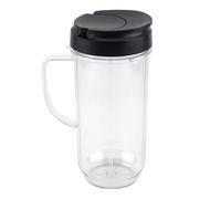 22 Oz Tall Cup with Flip to - Go Lid Replacement Part, Compatible for MagicBullet, 250W MB1001 Blenders Leak-Proof,Sealed,Easy-Clean