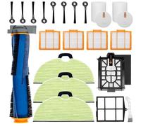 22 Pack Replacement Parts for Shark UR2650WS Matrix Plus 2-in-1 Robot Vacuum, Accessories KIt with Main Brush, Filters, Pre-Filter, Felt-Filter, Pre-Motor Foam Filters, Mop Pad, Side Brushes