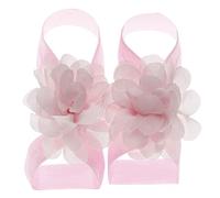 22 Pairs Solid Chiffon Flower Barefoot Sandals Feet Accessories for Baby Girls Newborns Infants Toddlers Kids Toddler Athletic Sandal