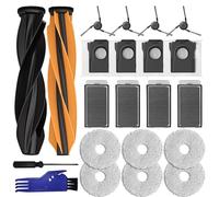 22 pcs Accessories for Dreame L40s/L50s/L50 Pro/ X50 Ultra/Master/Mova V50 | L40s Pro Ultra,L50s Pro Ultra, Mova V50 Ultra Complete, Main Brush, Filters Cloths, Cleaning, Dust Bags, Mop Pads