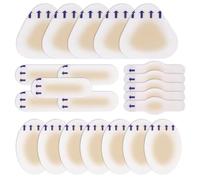 22 PCS Anti-Blister Stick for Feet, Invisible Blister Prevention Pads, Soft and Transparent Hydrocolloid Plasters for Shoes, Waterproof and Skin-Friendly Foot Care Solution