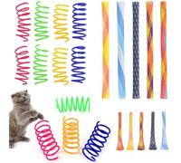 22 PCS Cat Toy Springs, Cat Spring Toy, Cat Springs, Spring Cat Toy, Interactive Toys To Kill Time and Keep Fit for Swatting, Biting, Hunting Active Healthy Play Kitten Toys