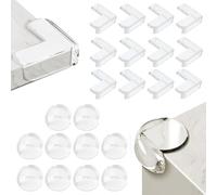 22 Pcs Clear Corner Protectors for Kids, Child Safety With Strong Adhesive for Furniture Corner Protectors, Easy to Install Avoid Being Hit by Furniture and The Corners of Tables