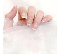 22 pcs Clear Semi Cured Gel Nail Strips Gel Polish Wraps Self-Adhesive Nail Full Wraps Tips Sticker Decals