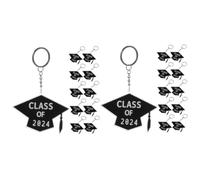22 Pcs Key Chain Graduation Keychain Charm Graduation Keychain Graduation Jewelry Grad Key Holder Keychain Pendant Inspirational Key Ring Graduation Keychain