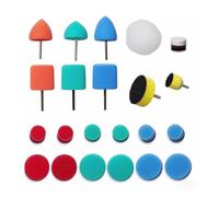 22 Pcs Mini Buffing Polishing Pads Kit,Car Details Polisher Foam Pads for Tight Area Detailing Drill Rotary Tool Buffer Tight Area Detailing Paint Polish Waxing Glaze Interior Headlight Door Handles