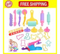 22 PCS Play Dough Tools, Playd ough Accessories, Play Doh Accessories, Play doug