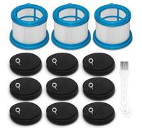 22 Pcs PowerClean 4039 4052 HEPA Filter Replacement for Bissell PowerClean FurGuard 280W and FurFinder 200W Self-Standing Cordless Vacuum, 3 Post Motor Filter, 9 Pre Motor Filter set, 1 Cleaning Brush