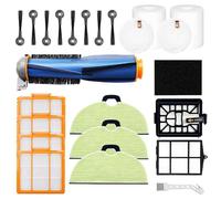 22 PCS Replacement Parts for Shark Matrix Plus 2-in-1 Robot Vacuum Cleaner Accessories Kits, Include Main Brush, HEPA Filter, Foam Filter, Side Brush, Cleaning Tool