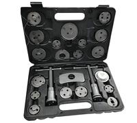 22 Piece Brake Rewind Caliper Piston Tool Kit Autojack Black