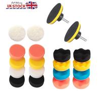 22 Piece Car Polishing & Buffing Pad Set For Drill - Wax, Buff & Shine