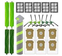 (22 Pieces) Max 705 Combo Replacement Parts Compatible with iRobot Roomba Max 705 Combo Robot Vacuum, 4 Roller Brushes, 1 Roller Mop, 5 HEPA Filters, 6 Dust Bags, 6 Side Brushes, Accessories Kit