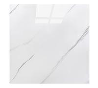 22 Pieces Tile Decal, Marble Imitation Tile Wall Stickers, Kitchen Bathroom Background Wall, Waterproof Moisture Household Wallpaper, Self Stickers, Marble Vein (Silver)