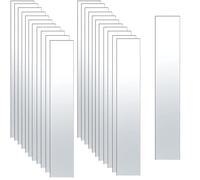 22 Pieces Zinc Sheet 99.95% Pure Zinc Anode Sheet Set for DIY Plating Electroplating Experiment, 0.04"x1"x6"