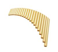 22 Pipe Plastic Panpipe G Key Panflute Right/Left Handmade Golden Color Pan Flute With Bag (Color : Left Hand)