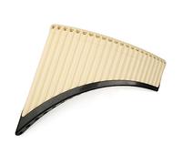 22 Pipes G Key ABS Plastic Pan Flute Traditional Woodwind Instrument With Tunning Sticks Beginners Pan Flute (Color : Left)