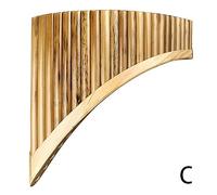 22 Pipes Pan Flute C Key Spotted Bamboo Musical Instruments Woodwind Instrument Quality Handmade Pan Pipes (Color : Right hand)