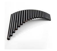 22 Pipes PanFlute ABS Panpipe G Key Right/left Hand Black Tunable PanFlute Musical Instruments Beginners Pan Flute (Color : Right)