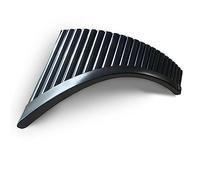 22 Pipes PanFlute With Base G Key ABS Plastic Pan Flute Music Instrument Tunable Panpipes Beginners Pan Flute (Color : 02_Right)