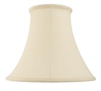 22" Round Bell Handmade Lamp Shade Cream Fabric Classic Table Light Bulb Cover Loops Multi One Size