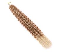 22 Strands Synthetic Hair Extensions 18 Inch Boho Dirty Braid wig for Women Men(6 pcs) Easy Installation and Removal(27T613#)