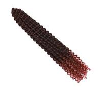 22 Strands Synthetic Hair Extensions 18 Inch Boho Dirty Braid wig for Women Men(6 pcs) Wear and Go(1BT350#)