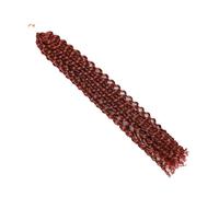 22 Strands Synthetic Hair Extensions 18 Inch Boho Dirty Braid wig for Women Men(6 pcs) Wear and Go(350#)