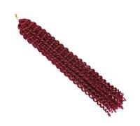 22 Strands Synthetic Hair Extensions 18 Inch Boho Dirty Braid wig for Women Men(6 pcs) Wear and Go(BUG#)