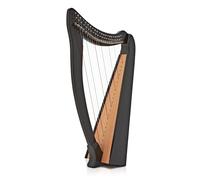 22 String Harp with Levers by Gear4music Black