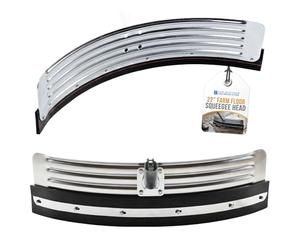 22" Traditional Farm Floor Squeegee Scraper Metal Head with Durable Rubber Blade