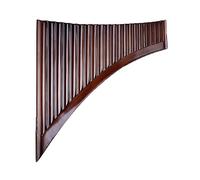 22 Tubes C Key Brown Pan Flute Panpipes Woodwind Musical Instrument