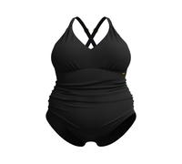 (22 UK, Black) Speedo Womens/Ladies Shaped V Neck One Piece Swimsuit