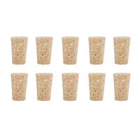 22 x 17 x 35mm Wooden Wine Beer Bottle Stopper Premium Corks10Pcs Tapered Cork Plugs for Wine Making Craft Crafts