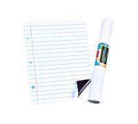 22 X 28 Inch Wipe Clean Board Sheet, Lined Writing Area with Wide Spacing and Flexible Storage Design for Teaching and Daily Planning Large Ruled Teaching Board Handwriting Practice