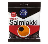 22 x 80g Fazer Super Salmiakki candy bag