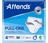 22 x Attends Pull Ons 4 | Medium | Adult Nappies Pull Ons Pants | 1 Pack of 22