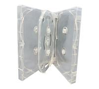22 x Clear 7 Disc DVD Cases - 32mm Spine Multi Disc Storage Cases with Outer Sleeve for Artwork Inlay - Holds 7 CD, DVD or Blu-ray Discs