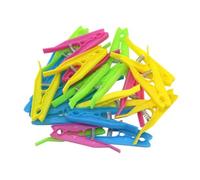 22 x fiXte Jumbo Clothes Pegs Laundry Clothing Washing Line Pins Durable Windproof Plastic Grips