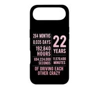 22 Years Married Funny 22nd Wedding Anniversary Case for iPhone Air