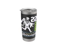 22 Years Silvercouple 22nd Wedding Anniversary Marry Couples Stainless Steel Insulated Tumbler